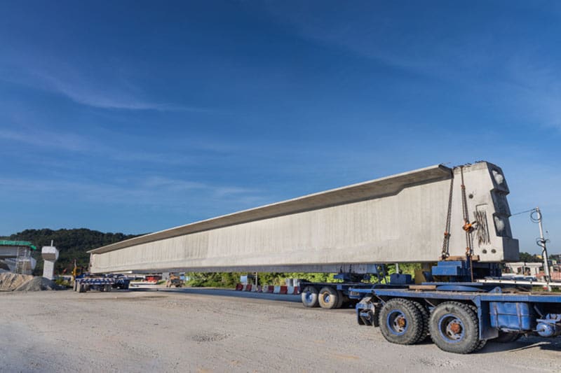 huge reinforced concrete beam