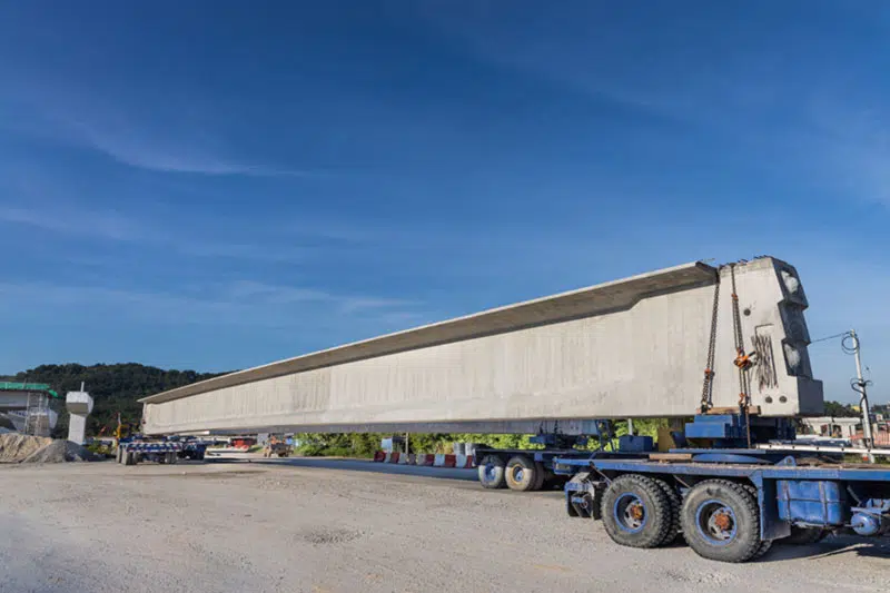 large reinforced concrete beam