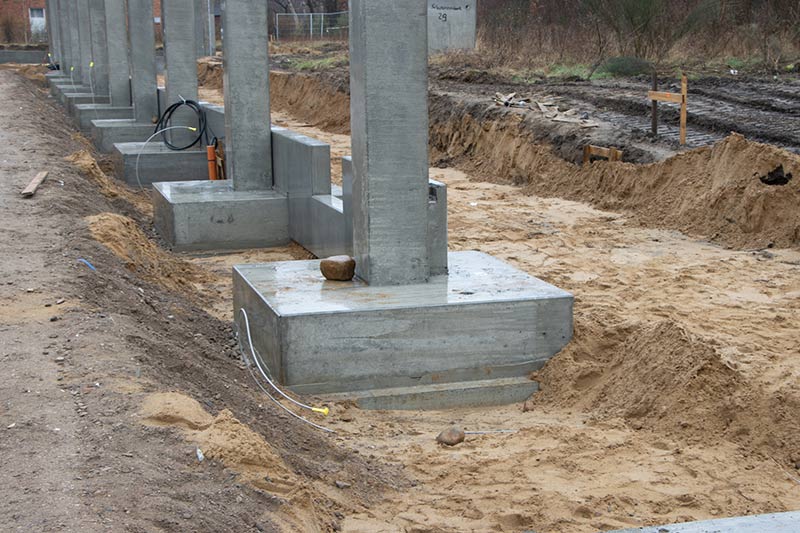 precast column pad foundations