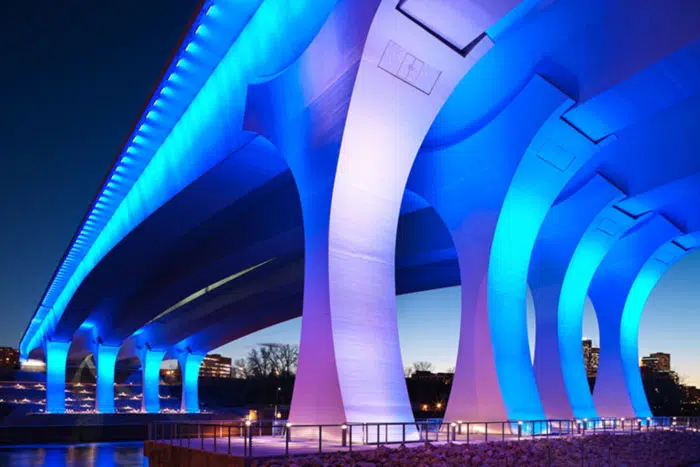 reinforced concrete bridge in Minnesota