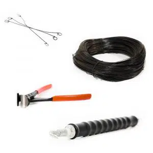 Rebar tie wire and wire ties